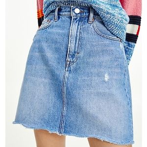 NWT Tommy Hilfiger Mom Denim Skirt